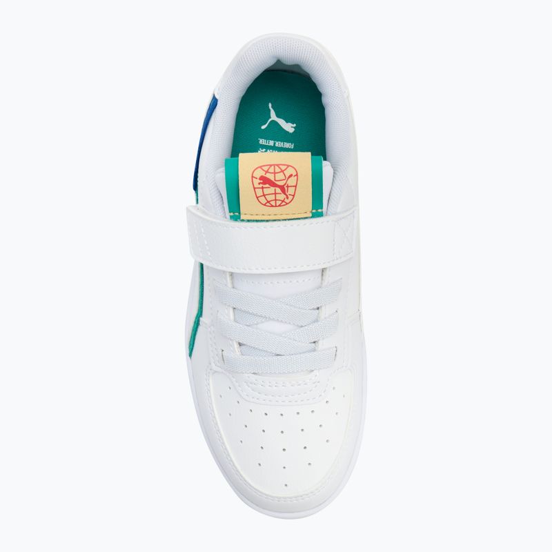 Încălțăminte pentru copii PUMA Caven 2.0 Ready, Set, Better AC+ PS puma white/cobalt glaze/sparkling green