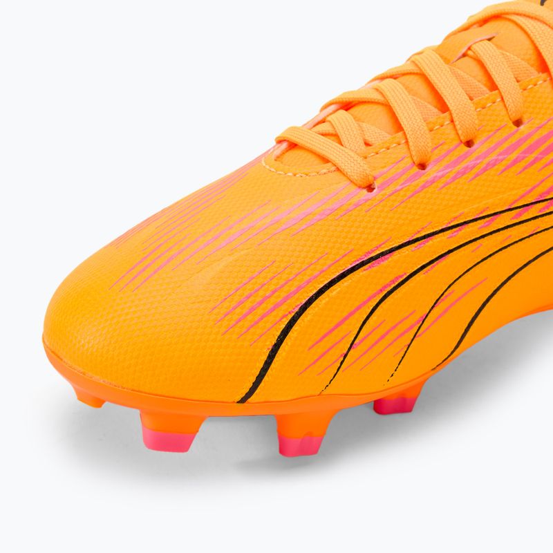 Încălțăminte de fotbal pentru copii PUMA Ultra Play FG/AG Jr sunset glow/puma black/sun stream 7