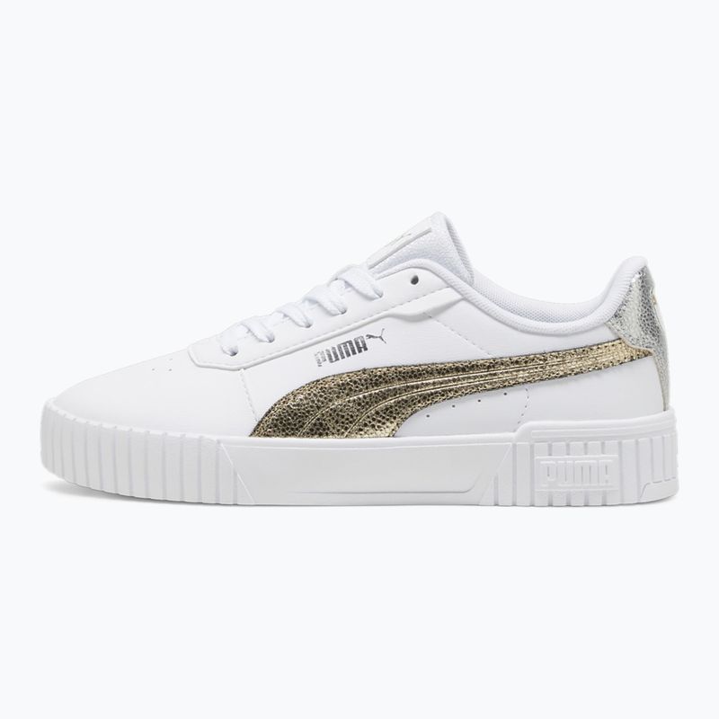 Încălțăminte pentru femei PUMA Carina 2.0 Metallic Shine puma white/puma gold/puma silver 9