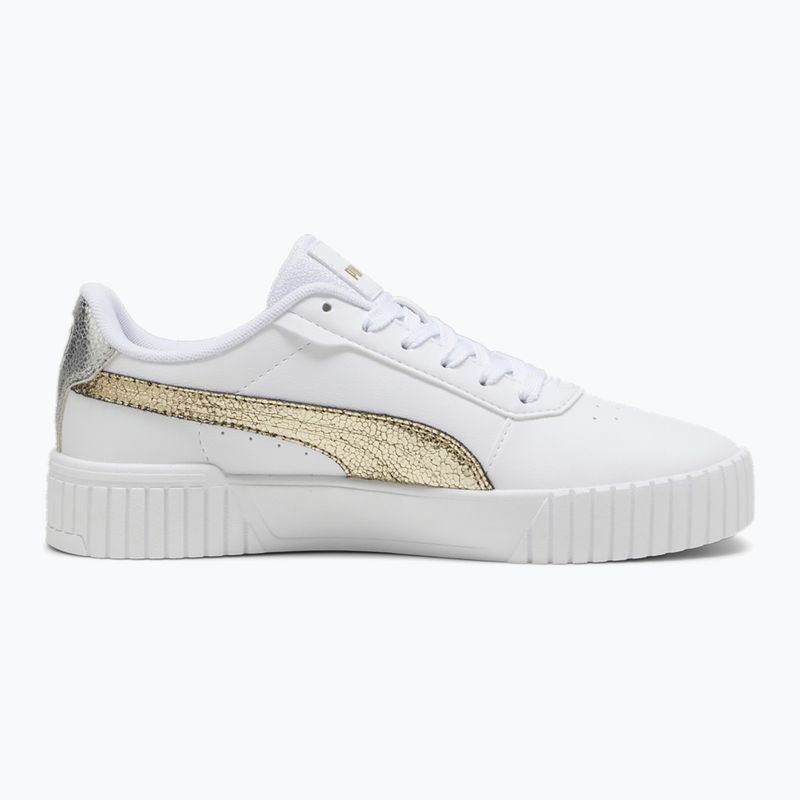 Încălțăminte pentru femei PUMA Carina 2.0 Metallic Shine puma white/puma gold/puma silver 10