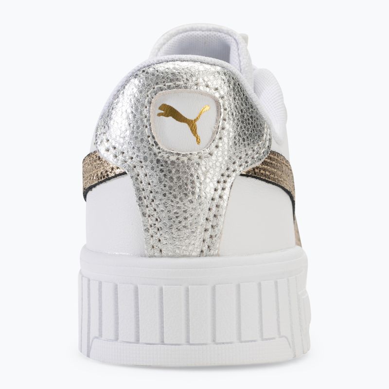 Încălțăminte pentru femei PUMA Carina 2.0 Metallic Shine puma white/puma gold/puma silver 6