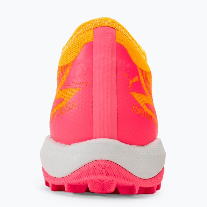 Încălțăminte de fotbal pentru copii PUMA Ultra Match LL TT + Mid Jr sunset glow/puma black/sun stream 6
