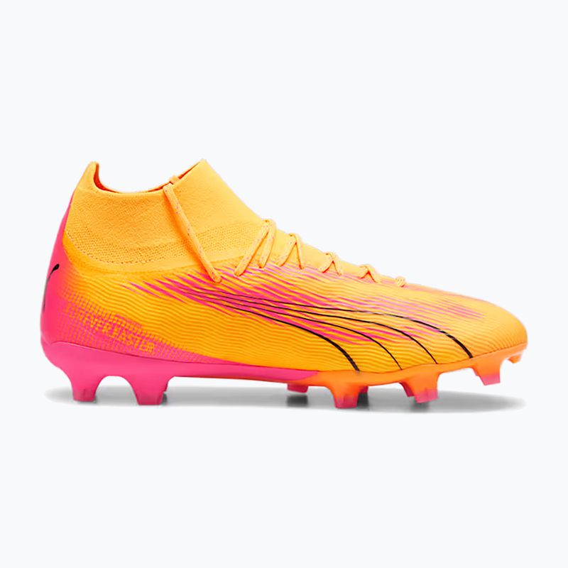 Încălțăminte de fotbal PUMA Ultra Pro FG/AG sunset glow/puma black/sun stream 9