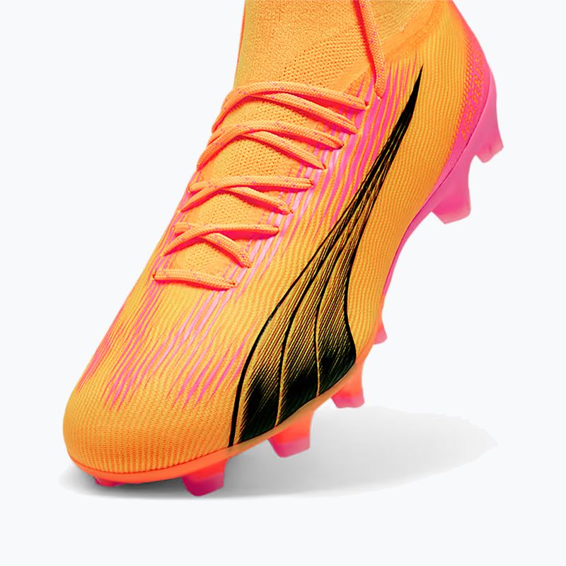 Încălțăminte de fotbal PUMA Ultra Pro FG/AG sunset glow/puma black/sun stream 12