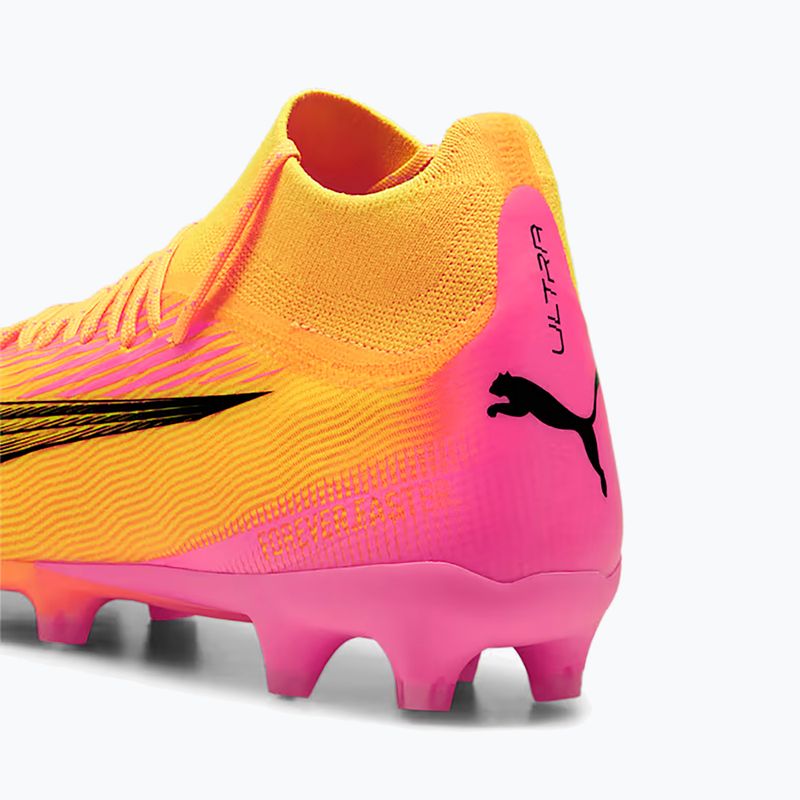 Încălțăminte de fotbal PUMA Ultra Pro FG/AG sunset glow/puma black/sun stream 13