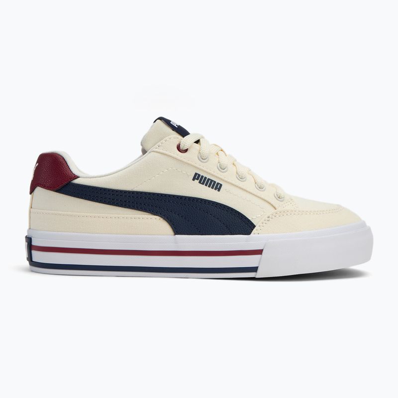 Încălțăminte pentru copii PUMA Court Classic Vulc FS warm white/puma navy/sugared almond 2