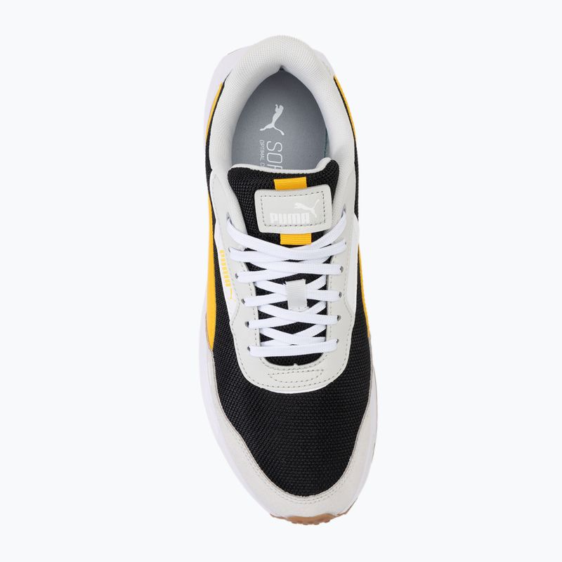 Încălțăminte PUMA Runtamed Plus black/yellow sizzle/feather gray/gray fog/white 5