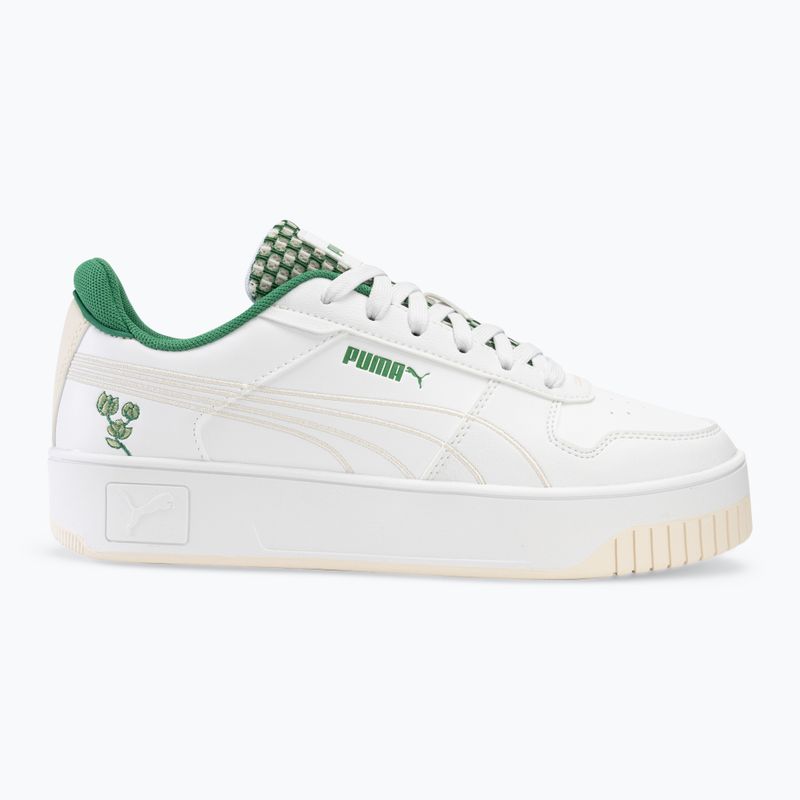 Încălțăminte pentru femei PUMA Carina Street Blossom puma white/sugared almond/archive green 2