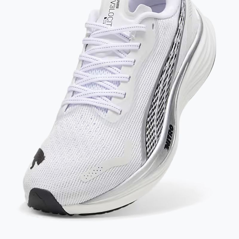 Încălțăminte de alergat pentru bărbați PUMA Velocity Nitro 3 white 5