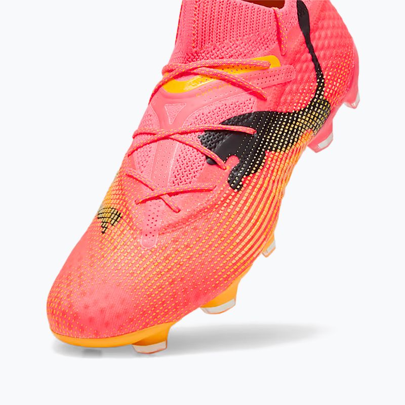 Încălțăminte de fotbal PUMA Future 7 Ultimate FG/AG sunset glow/puma black/sun stream 12