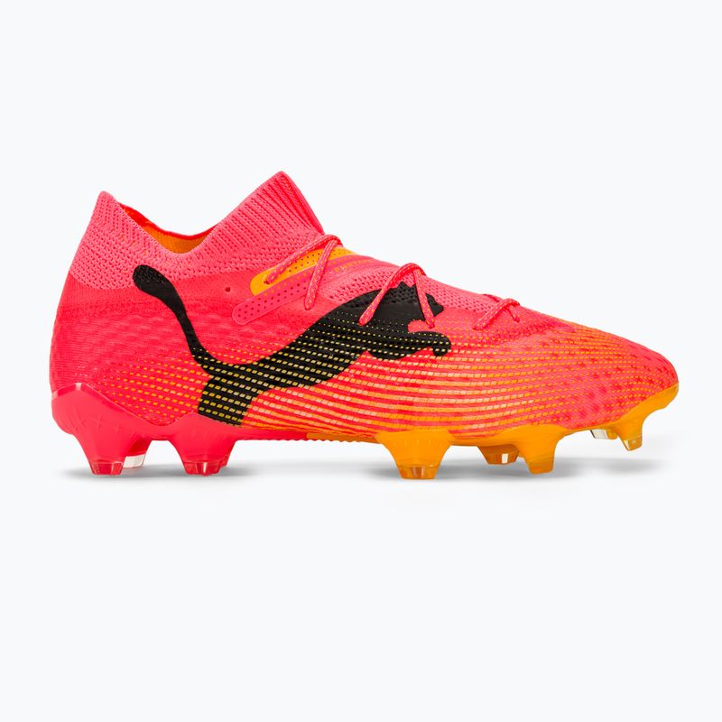Încălțăminte de fotbal PUMA Future 7 Ultimate FG/AG sunset glow/puma black/sun stream 2