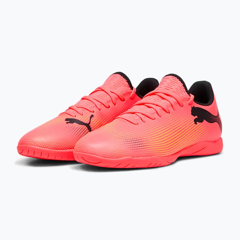 Încălțăminte de fotbal PUMA Future 7 Play IT sunset glow/puma black/sun stream 10