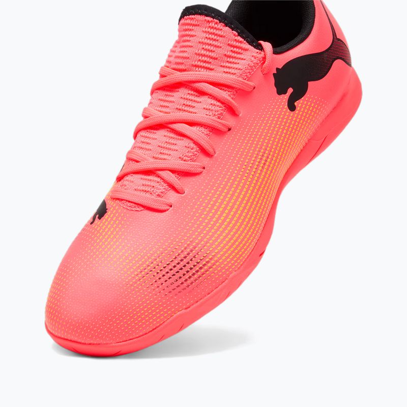 Încălțăminte de fotbal PUMA Future 7 Play IT sunset glow/puma black/sun stream 12