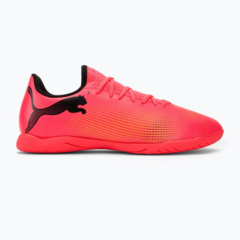 Încălțăminte de fotbal PUMA Future 7 Play IT sunset glow/puma black/sun stream 2