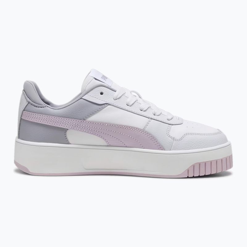 Încălțăminte pentru femei PUMA Carina Street puma white/grape mist/puma silver 2