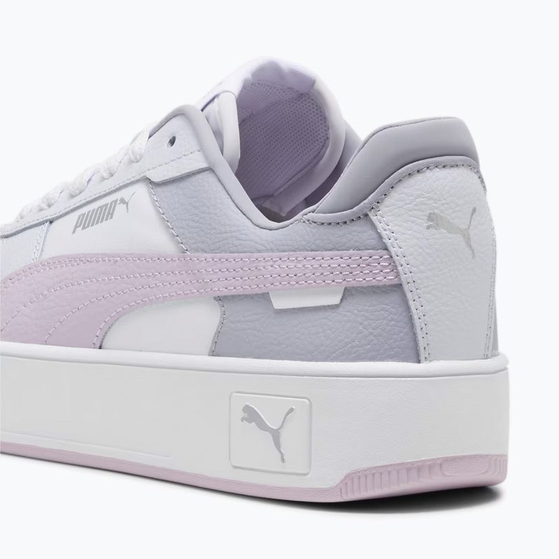 Încălțăminte pentru femei PUMA Carina Street puma white/grape mist/puma silver 6