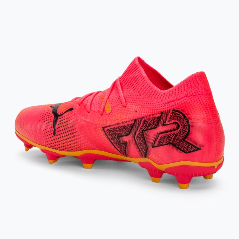 Încălțăminte de fotbal pentru copii PUMA Future 7 Match FG/AG Jr  sunset glow/puma black/sun stream 3