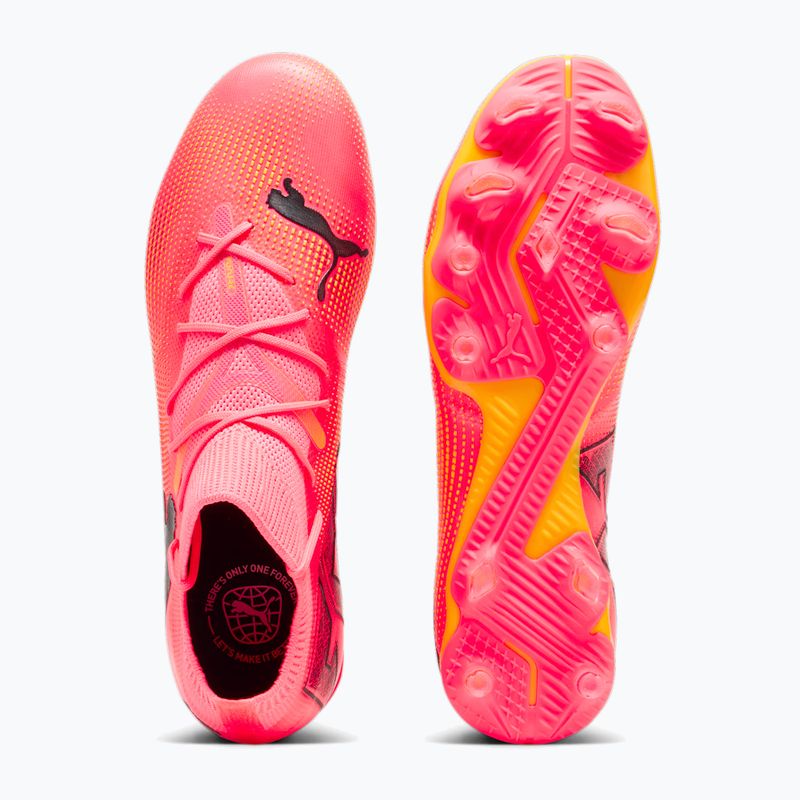 Încălțăminte de fotbal PUMA Future 7 Match FG/AG sunset glow/puma black/sun stream 11