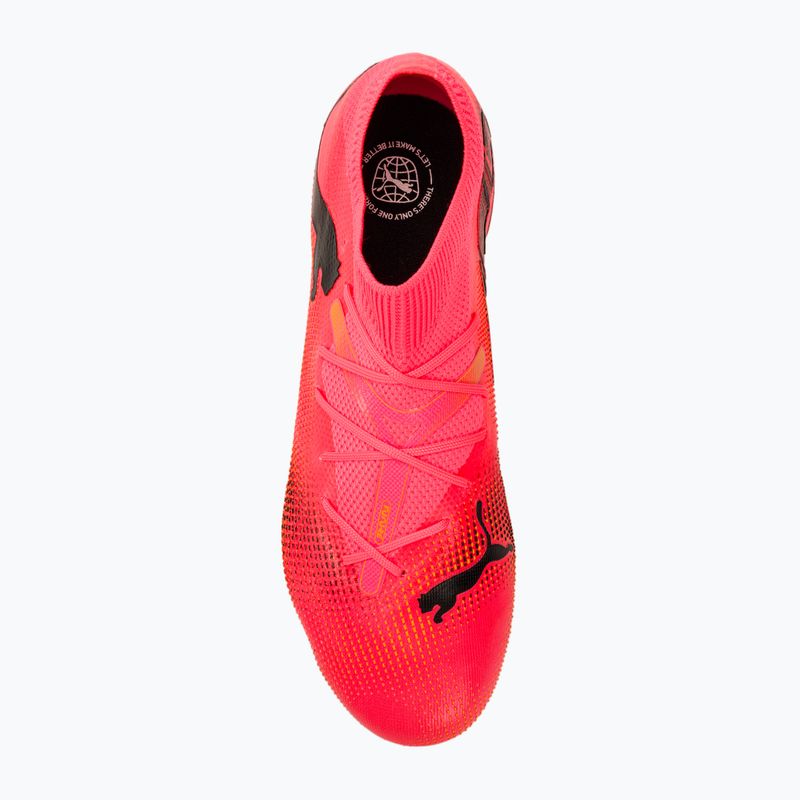 Încălțăminte de fotbal PUMA Future 7 Match FG/AG sunset glow/puma black/sun stream 5
