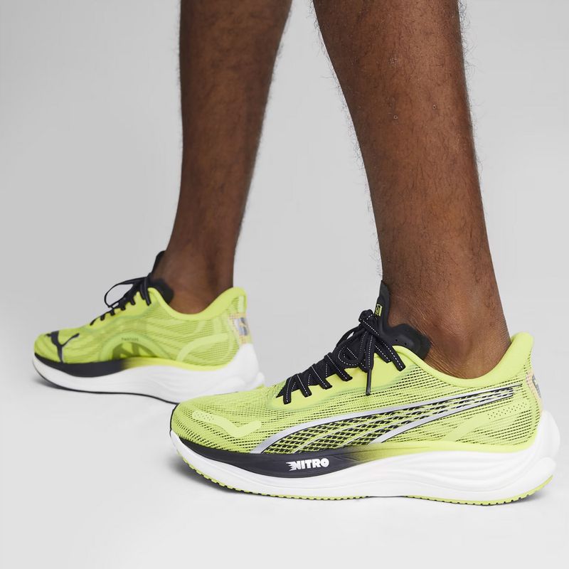 Încălțăminte de alergat pentru bărbați PUMA Velocity Nitro 3 Psychedelic Rush green 4