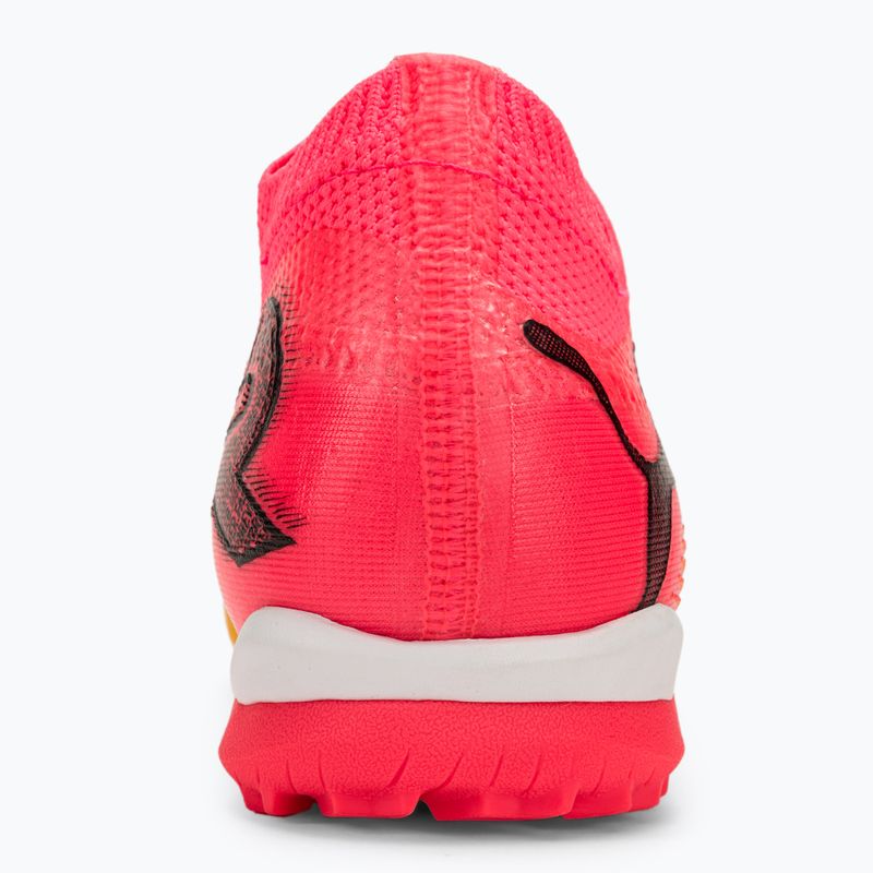 Încălțăminte de fotbal pentru copii PUMA Future 7 Match TT + Mid Jr sunset glow/puma black/sun stream