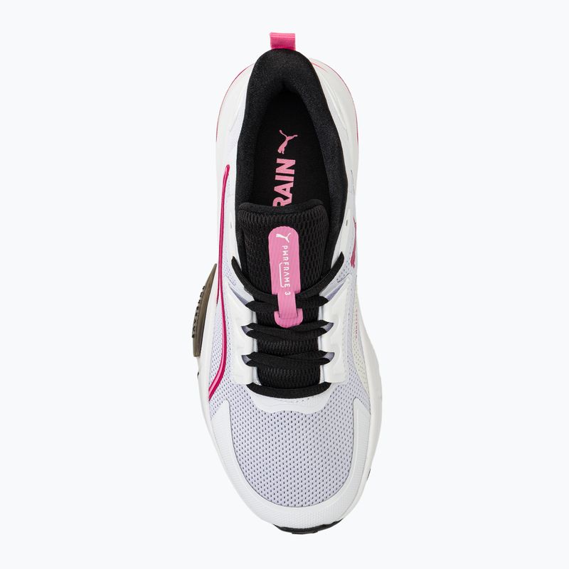 Încălțăminte de antrenament pentru femei PUMA PWRFrame TR 3 puma white/garnet rose/fast pink 5