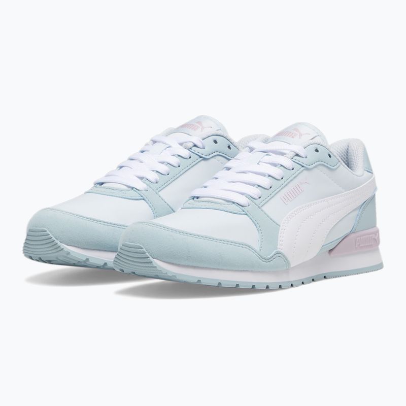 Încălțăminte pentru copii PUMA ST Runner v3 NL dewdrop/puma white/turquoise surf/grape mist 8