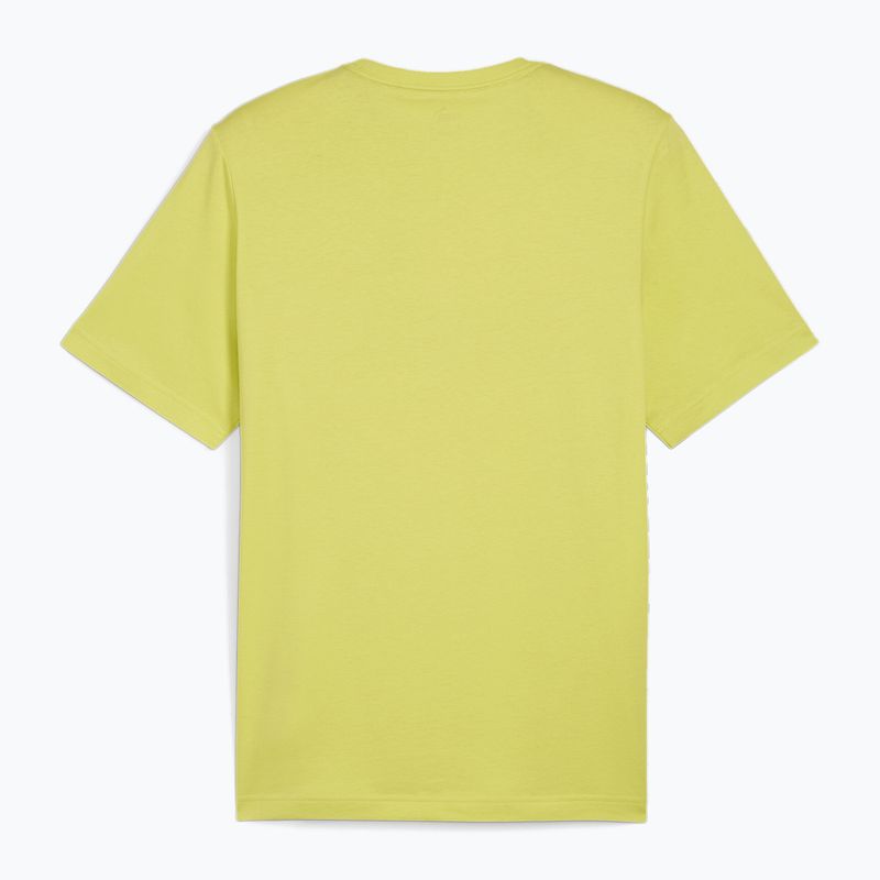 Tricou pentru bărbați PUMA Es Logo Tee (S) lime sheen 2