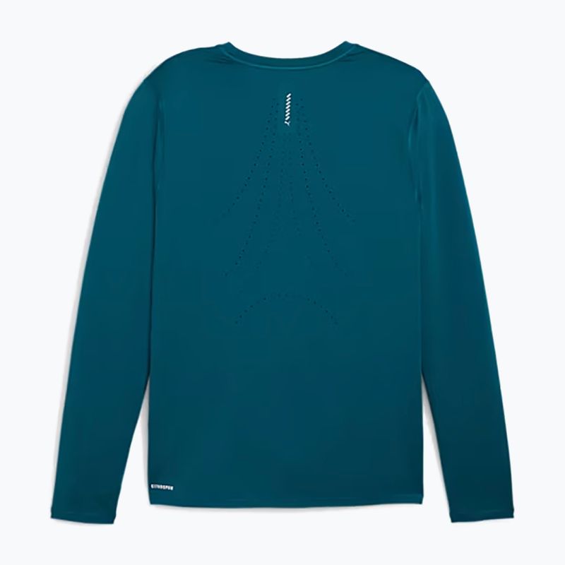 Longsleeve de alergat pentru bărbați PUMA Run Cloudspun blue 2