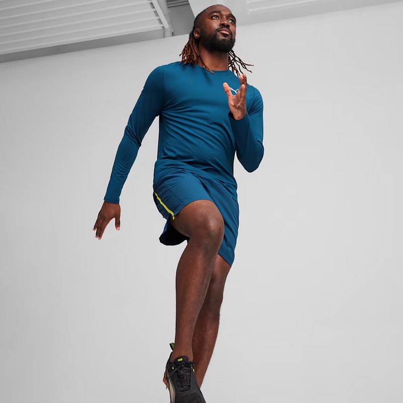 Longsleeve de alergat pentru bărbați PUMA Run Cloudspun blue 4