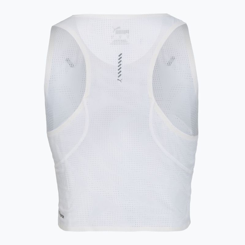Top de antrenament PUMA Run Ultraspun Crop white 2