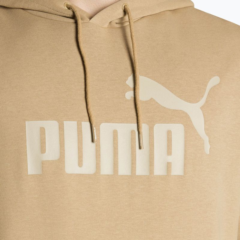 Bluză pentru bărbați PUMA Essentials Big Logo Hoodie FL prairie tan 3