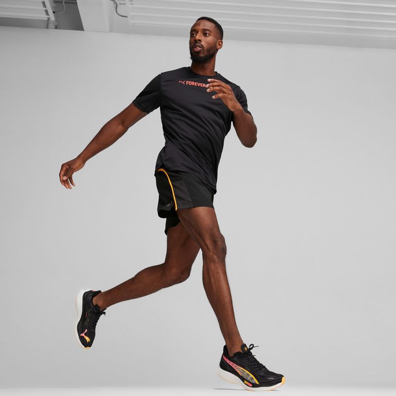 Tricou de alergat pentru bărbați PUMA Run Favorite Graphic black