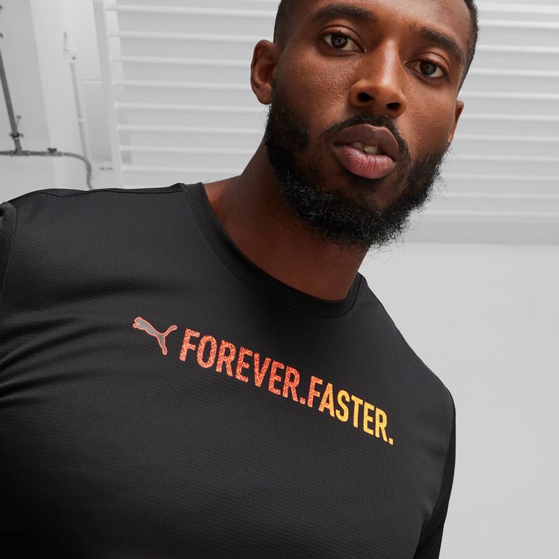 Tricou de alergat pentru bărbați PUMA Run Favorite Graphic black