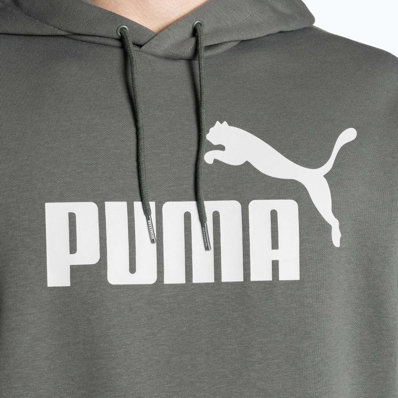 Bluză pentru bărbați PUMA Essentials Big Logo Hoodie FL mineral gray 3