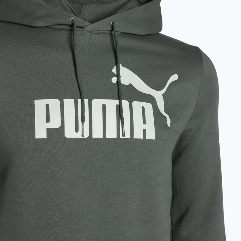 Bluză pentru bărbați PUMA Essentials Big Logo Hoodie FL mineral gray 7