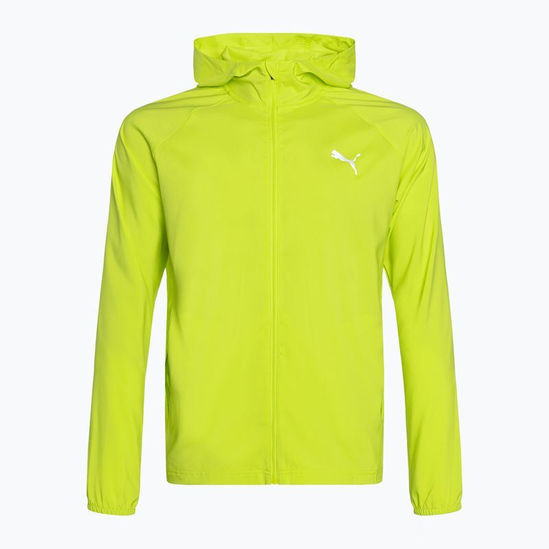 Geacă de alergat pentru bărbați PUMA Run Favoriteoven Hooded green