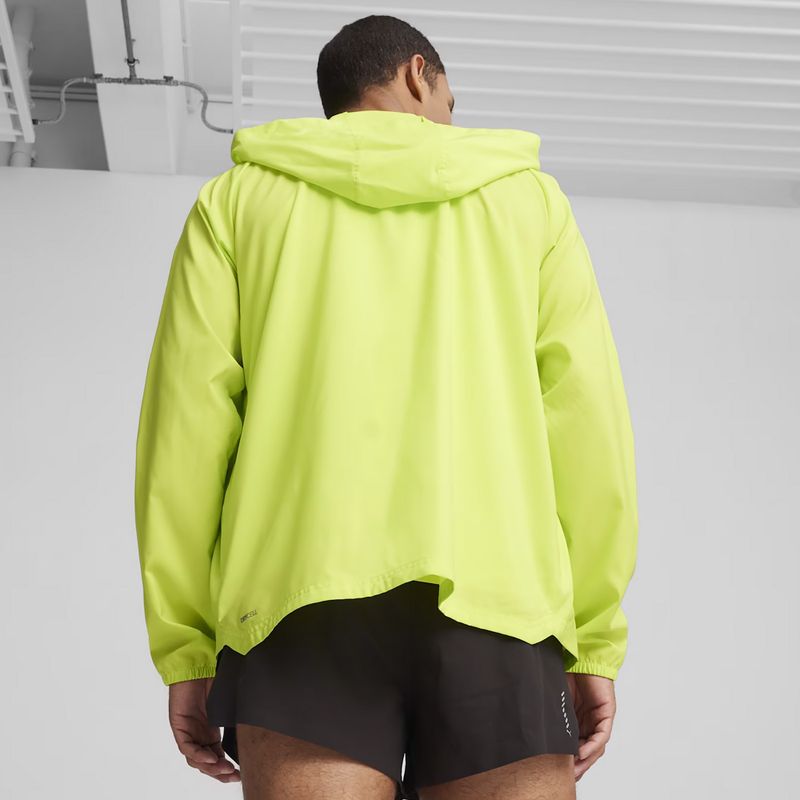 Geacă de alergat pentru bărbați PUMA Run Favoriteoven Hooded green 7