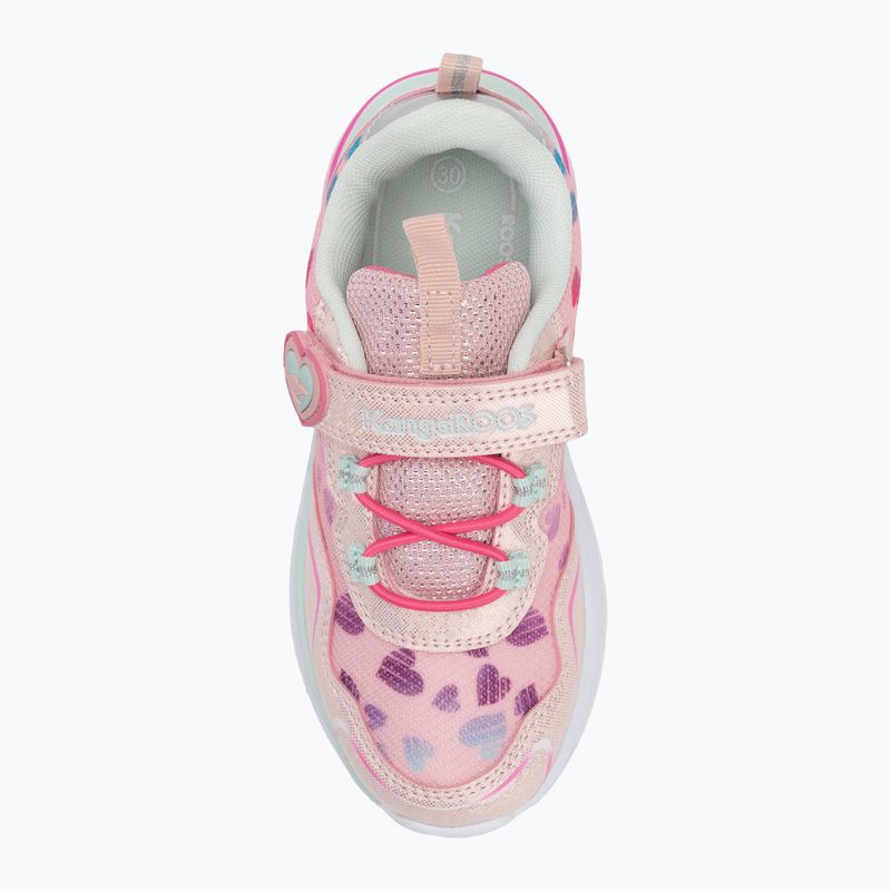 Pantofi pentru copii KangaROOS K-SLG Lovin EV rosewater/mint 5