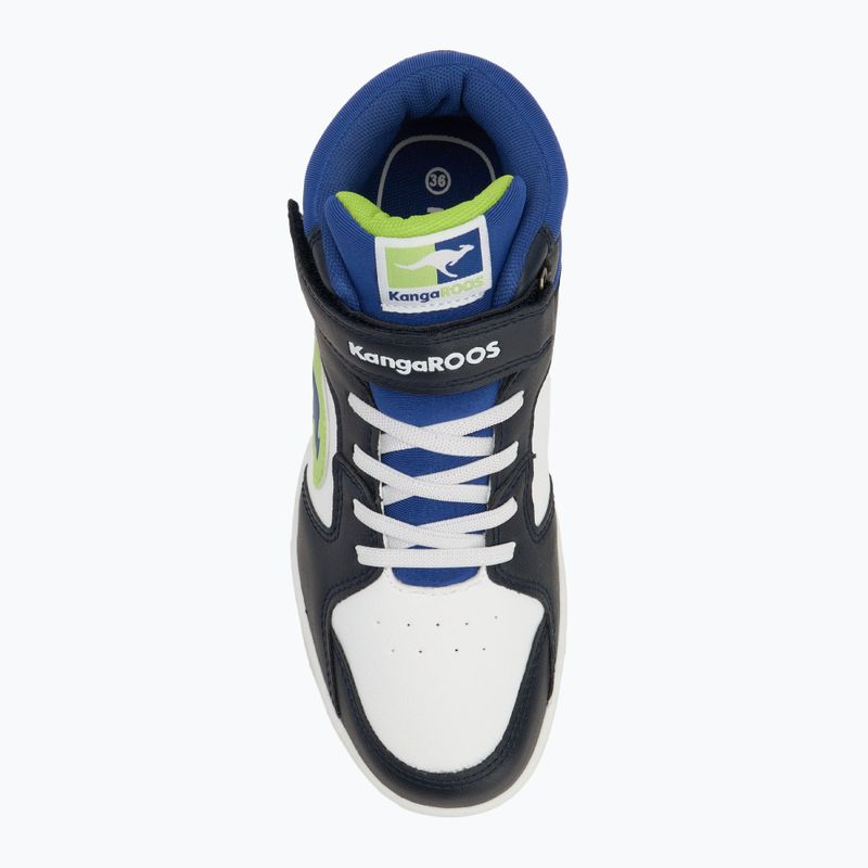 Pantofi pentru copii KangaROOS K-CP Hogan EV dark navy/lime 5