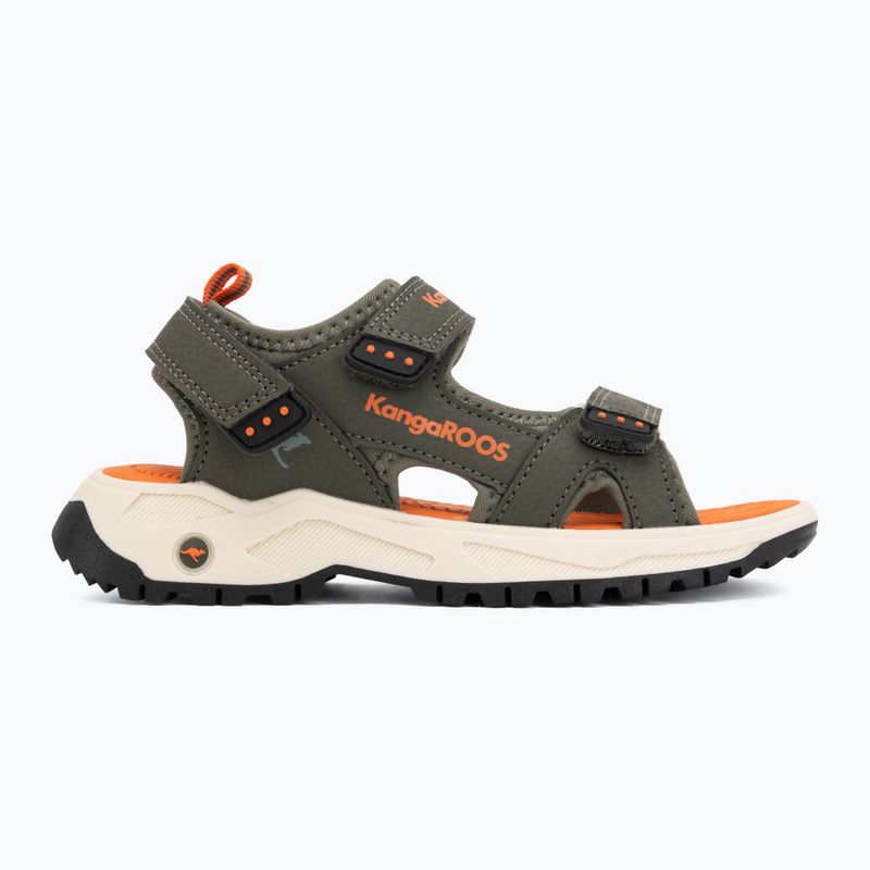 Sandale pentru copii Kangaroos K-AS Ture olive/flame 2