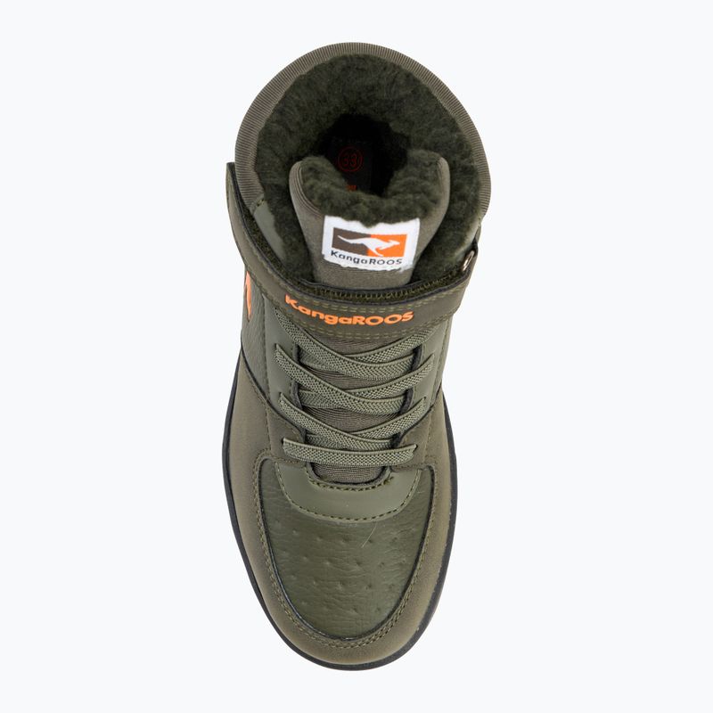 Încălțăminte pentru copii KangaROOS K-CP Bound Mid EV military green / flame 5