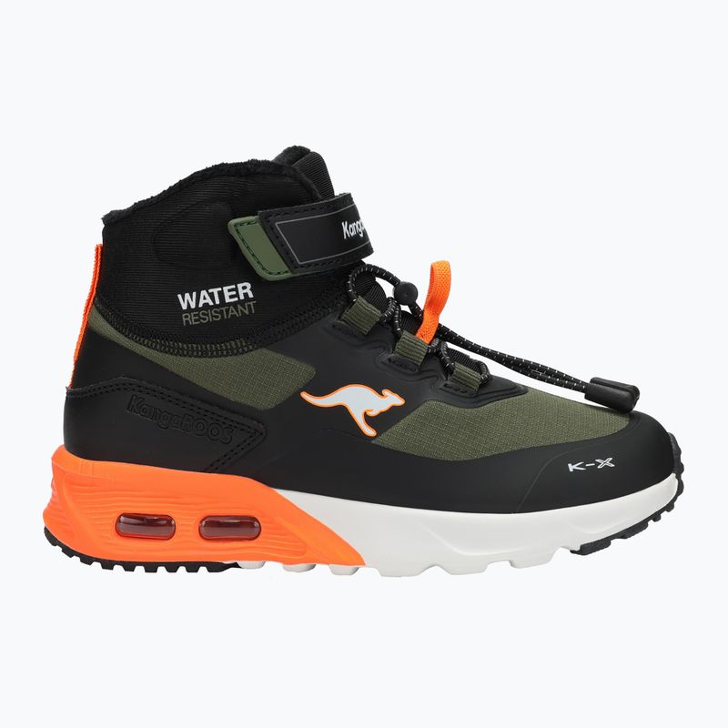 Încălțăminte pentru copiie KangaROOS KX-Toke Mid EV military green / neon orange 8