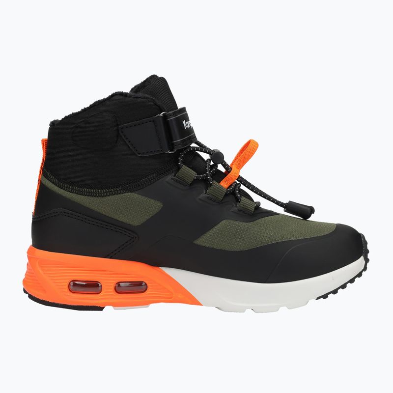 Încălțăminte pentru copiie KangaROOS KX-Toke Mid EV military green / neon orange 9