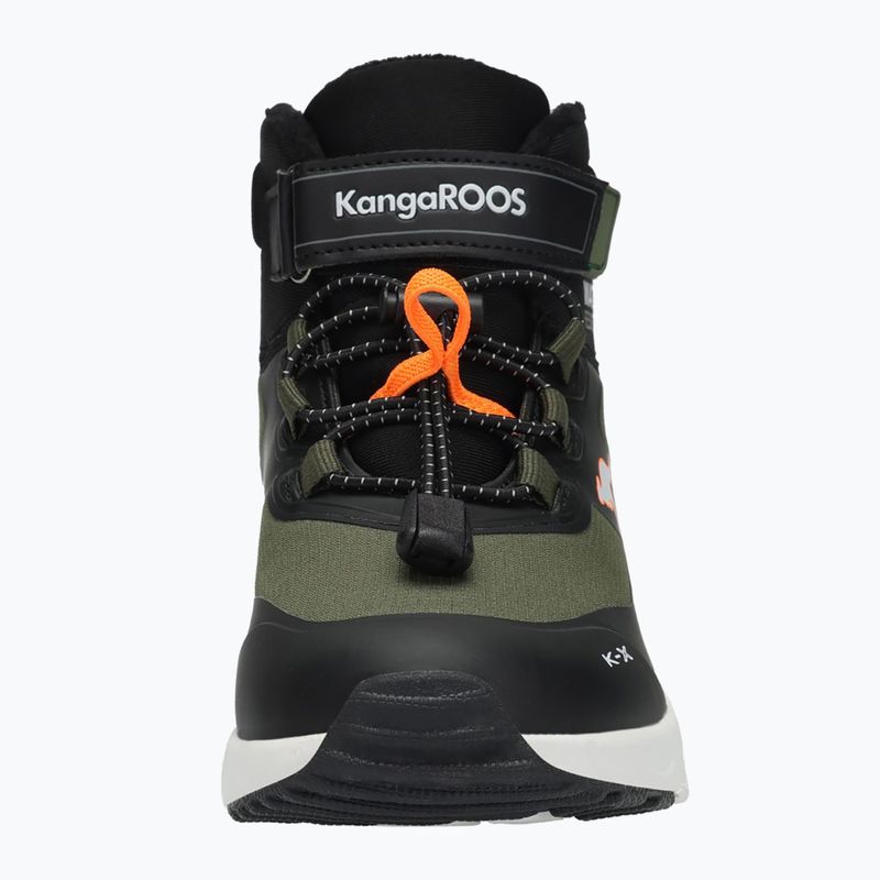 Încălțăminte pentru copiie KangaROOS KX-Toke Mid EV military green / neon orange 10