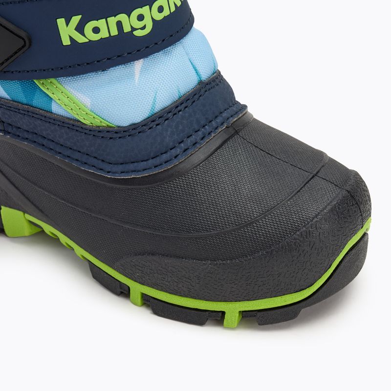 Ghete pentru copii KangaROOS Kanga-Bean IV dk navy/ lime 7