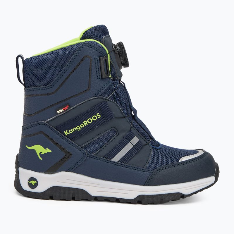 Ghete de zăpadă pentru copii KangaROOS K-MJ Hunter RTX FX dark navy / lime 2