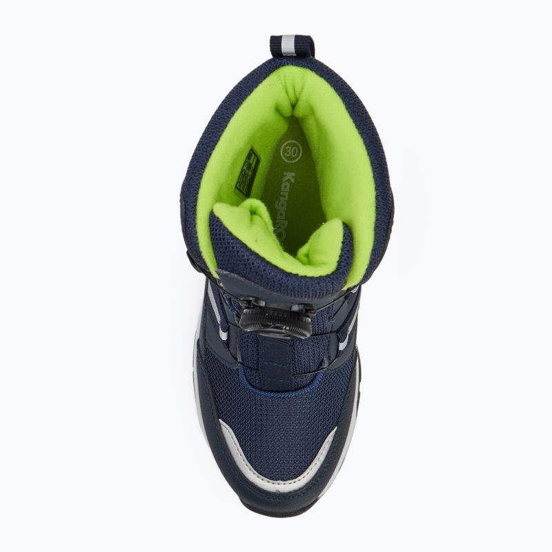 Ghete de zăpadă pentru copii KangaROOS K-MJ Hunter RTX FX dark navy / lime 5