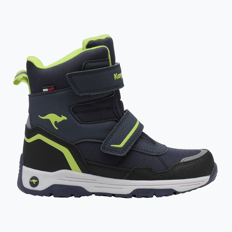 Ghete pentru juniori KangaROOS K-MJ Camp V RTX dk navy / lime 8