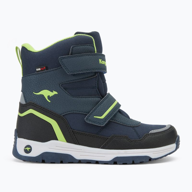 Ghete pentru juniori KangaROOS K-MJ Camp V RTX dk navy / lime 2